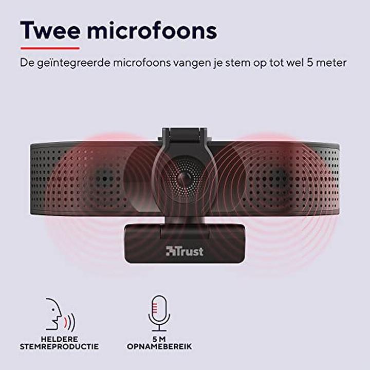 Actual product image Trust 4K Ultra HD Webcam (8.60 Mpx)