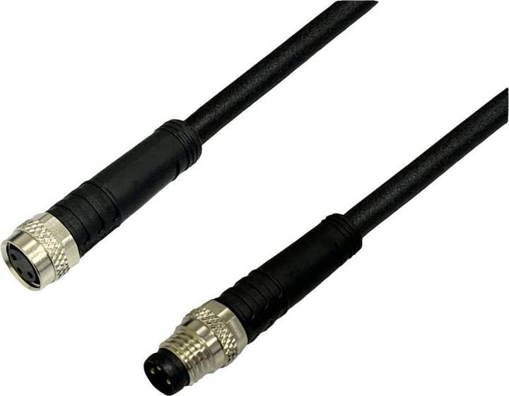 Actual product image BKL Electronic 2700006 Sensor/actuator connection cable M8 coupling, straight 2 m Po