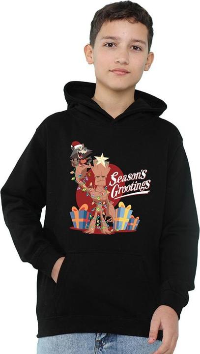 Produktbild Guardians of the Galaxy Seasons Grootings Kapuzenpullover (128)