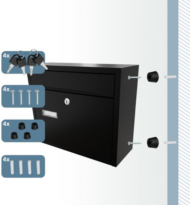 Produktbild Relaxdays Briefkasten