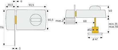 Actual product image Abus 2130 B CL/DFNLI