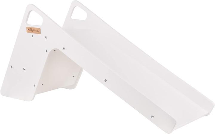 Actual product image KiddyMoon Children's Wooden Slide Large White