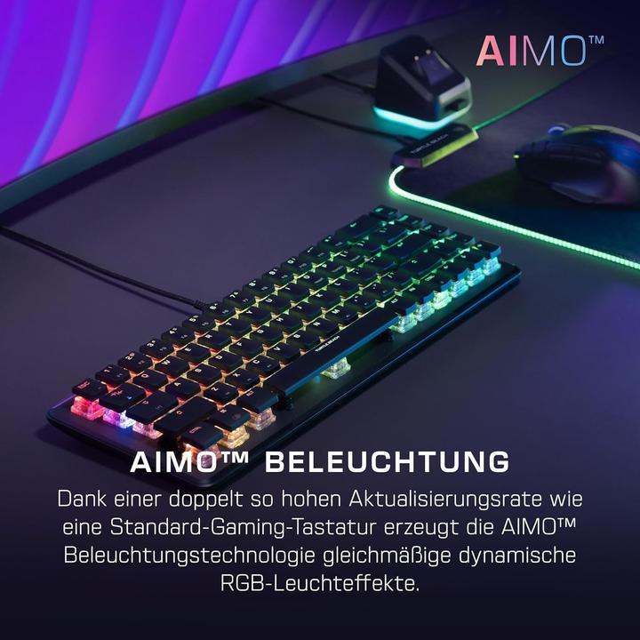 Actual product image Turtle Beach Vulcan II Mini Black, Red Switch, DE Layout (DE, Cable)