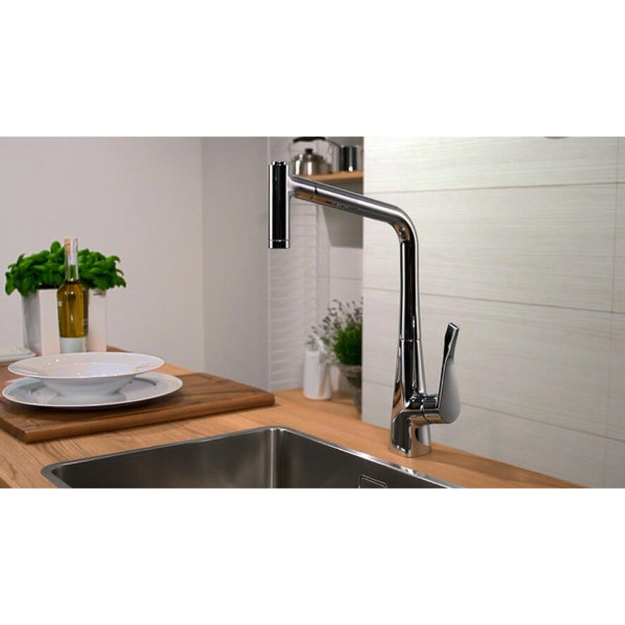 Thumbnail - hansgrohe, Küchenarmatur, Metris Edelstahl