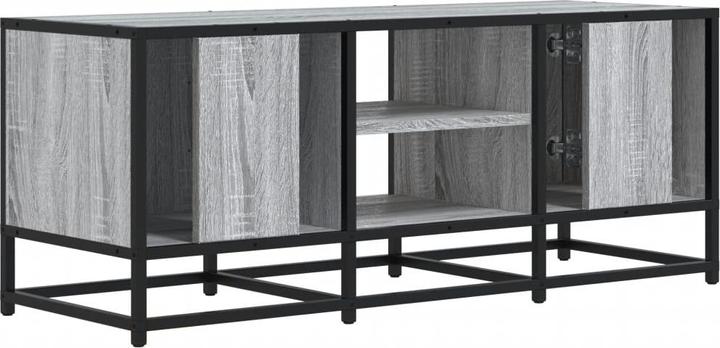 Actual product image VidaXL TV cabinet Lowboard TV cabinet TV table Grey Sonoma wood-based material (100 x 35 x 41 cm)