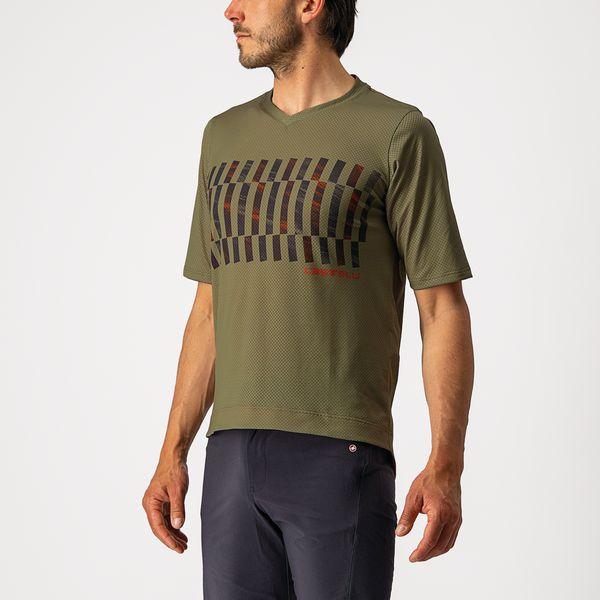 Olive Green, Dark Gray-Orange Rust