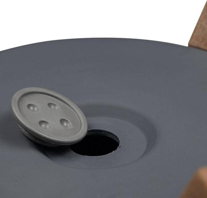 Actual product image Siena Garden M82579 Oslo Planter 29 cm, Ø29 x 23cm, anthracite (29 cm)