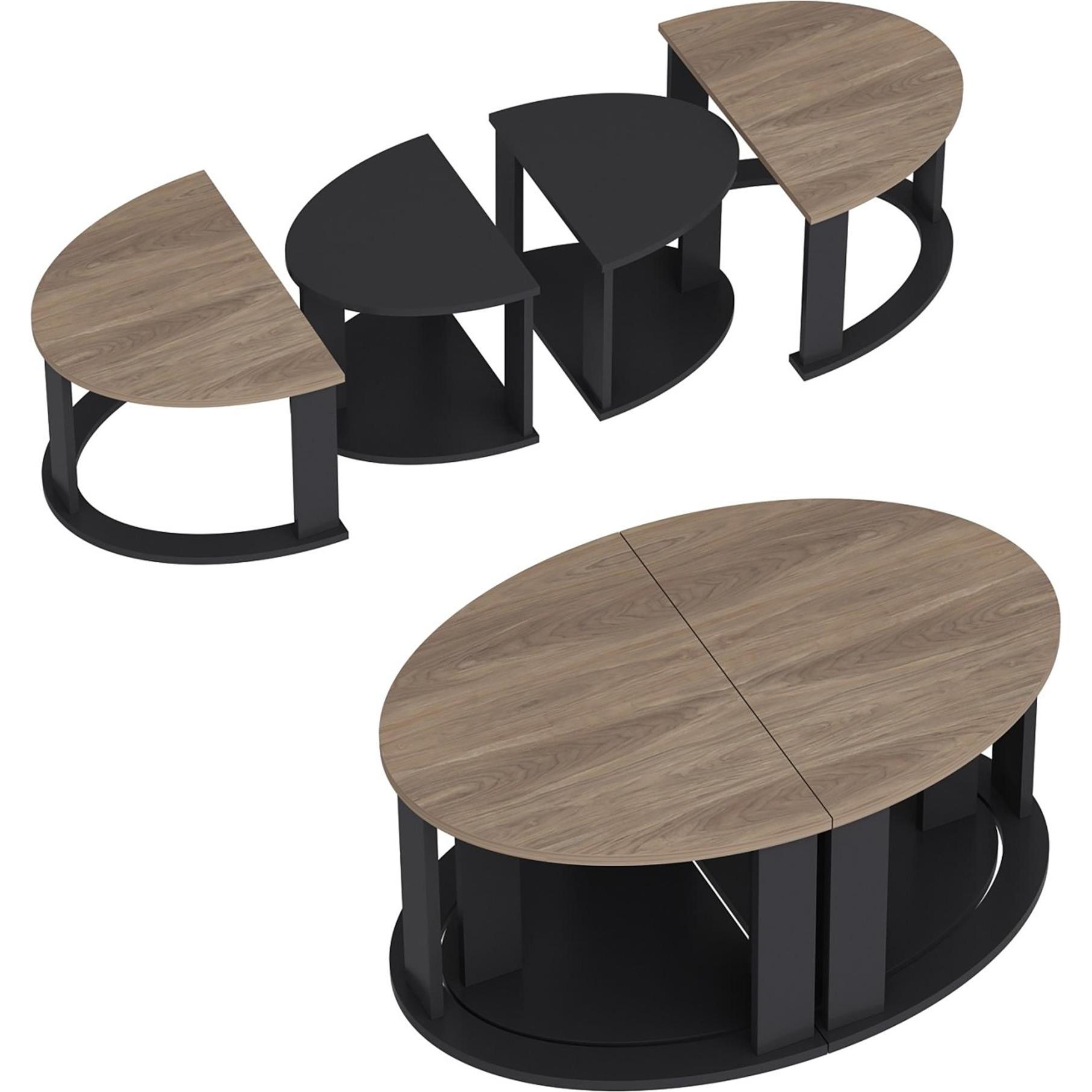 En.Casa, Couchtisch + Beistelltisch, Dragsholm 4 tlg