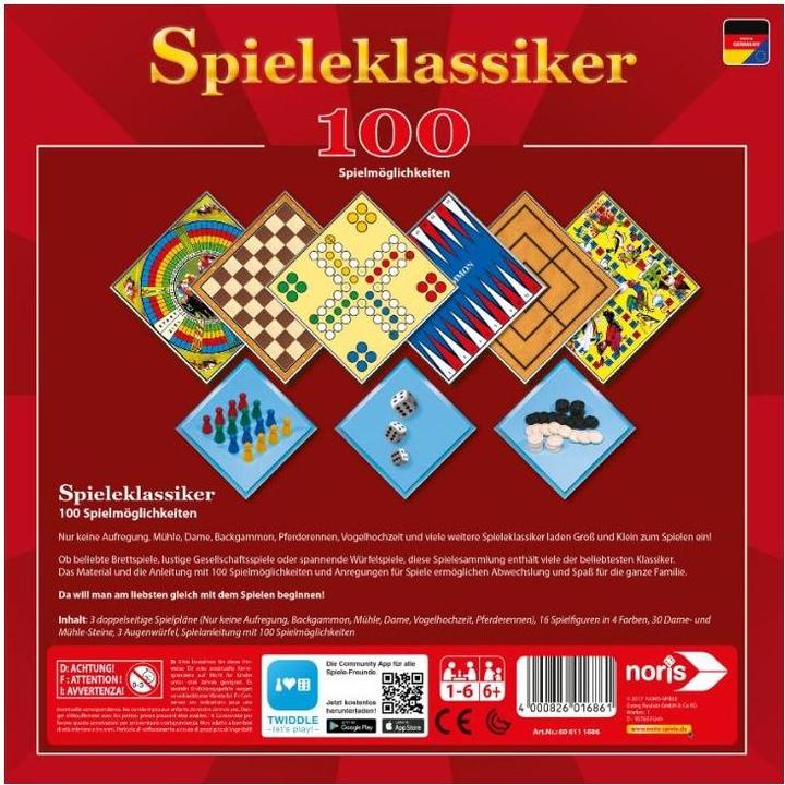 Productafbeelding Noris Klassieke spellen 100 manieren om te spelen (Duits)