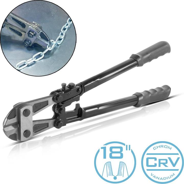 Actual product image Stahlwerk Bolt cutter 18" chrome vanadium professional bolt cutter, steel cutter (457.20 mm)