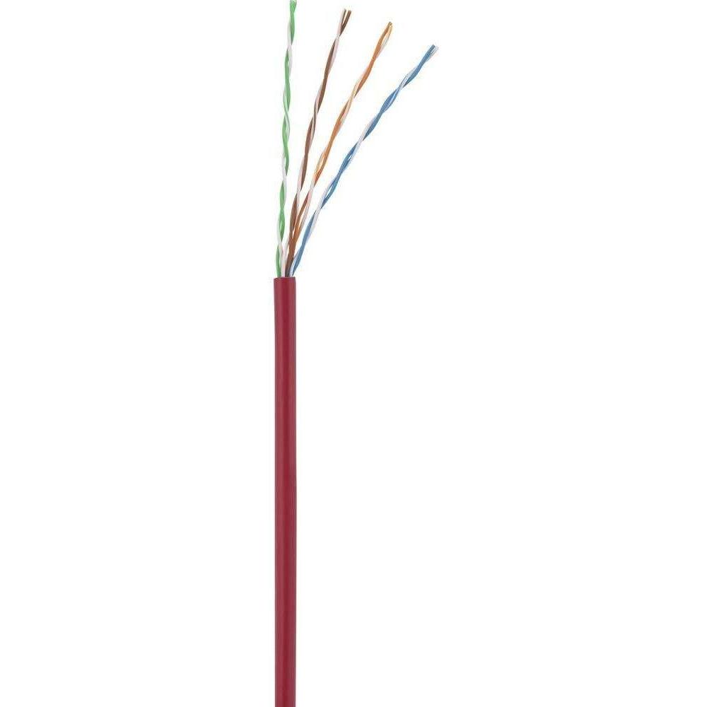 Thumbnail - Renkforce RF-5043840 RJ45 Netzwerkkabel, Patchkabel CAT 5e U/UTP 1.00 m Rot mit (U/UTP, CAT5e, 1 m), Netzwerkkabel