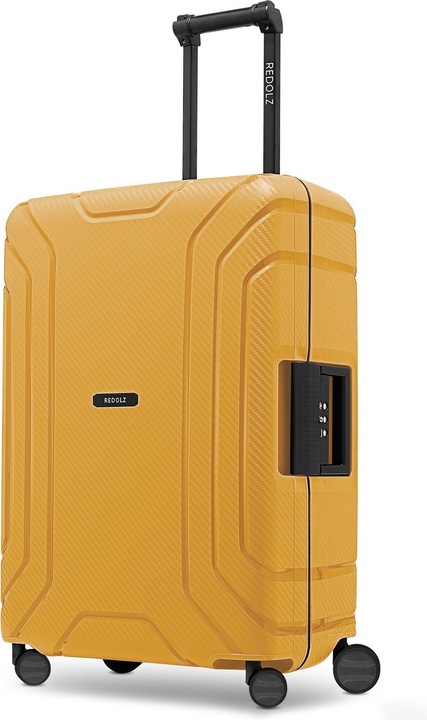 Redolz Essentials 15 4-Rollen Trolley 65 cm mit Dreipunkt-Verschluss (70 l, M (50 - 90l))