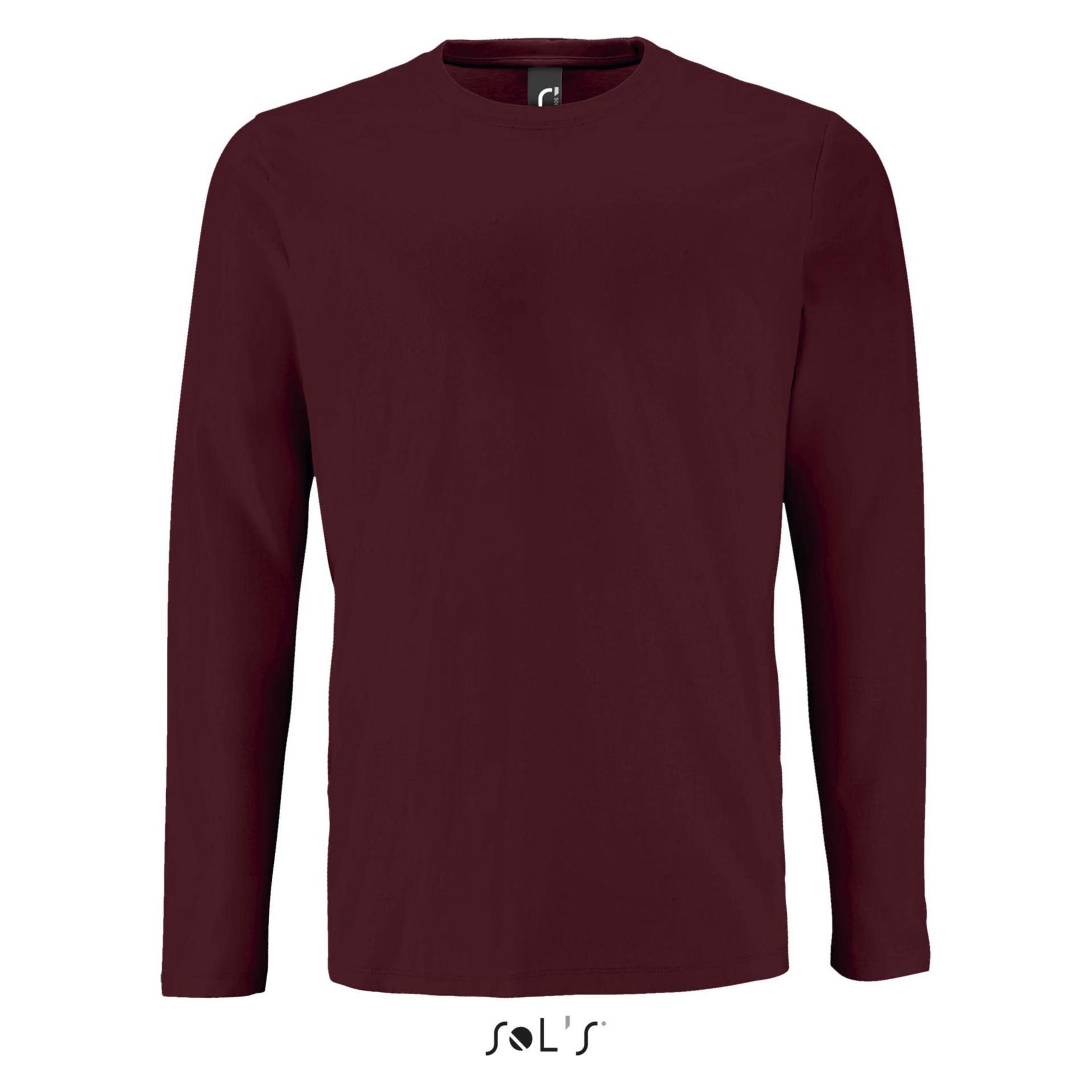 Sol's, Herren, Shirts, Imperial Lsl, Rot, (3XL)