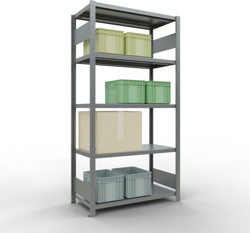 Actual product image Schulte Lagertechnik MULTIplus330 basic racking system with length ledgers