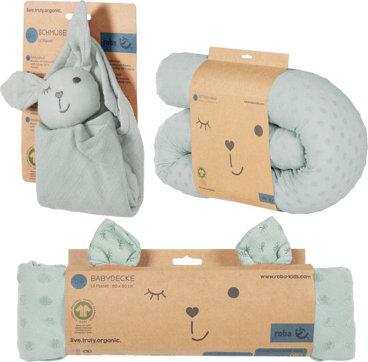 Immagine prodotto Roba Set regalo Baby Cuddle and Play Lil Planet verde ghiaccio