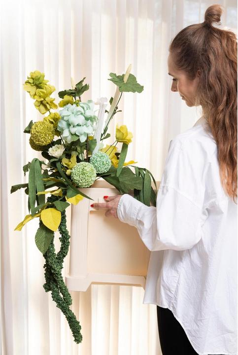 Image du produit Creativ Company Bastelset Krepppapier Blumenstrauss, Mehrfarbig (1x)