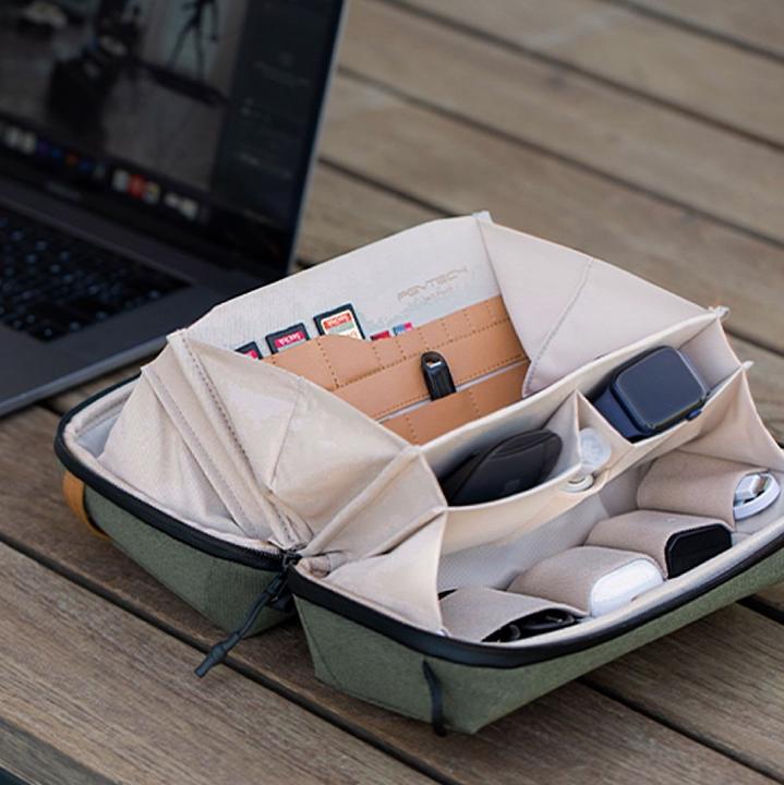 Actual product image Pgytech Camera Bag Tech Pouch Green (Camera accessory bag, 5.18 l)