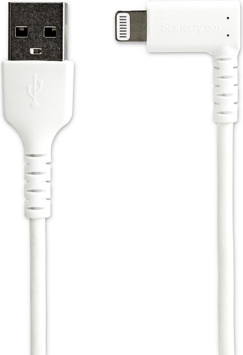 Image du produit StarTech .com RUSBLTMM2MWR Câble Lightning vers USB coudé de 2,0m (2 m, USB 2.0)