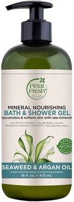Petal Fresh Pure Mineral Nourishing Bath & Shower Gel Seaweed & Argan Oil 16 Ounce (16 ml)
