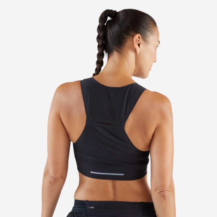 Image du produit Kiprun Crop top de Running léger Femme - Race crop 900 Light noir Méline ROLLIN (S)