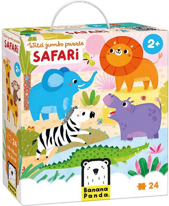 Produktbild Banana Panda – Wild Jumbo Puzzle Safari – 24-tlg.