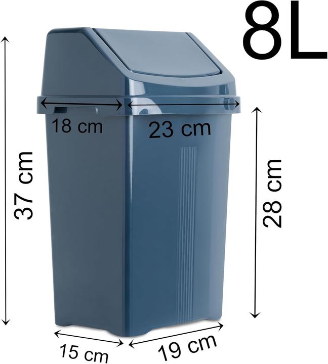 Image du produit Hummelladen Schwingdeckeleimer-Set (8 l)