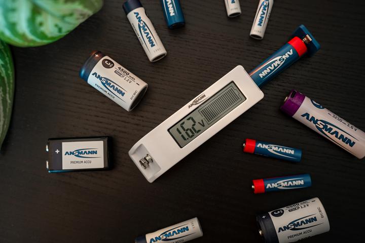 Produktbild Ansmann Batterietester Universell LC-Display