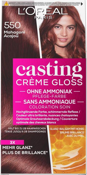 Actual product image L'Oréal Paris Casting Cream Gloss (550 mahogany)