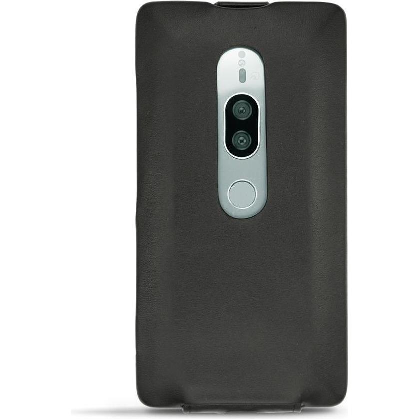 Thumbnail - Noreve Lederschutzhülle (Sony Xperia XZ2 Premium), Smartphone Hülle, Schwarz