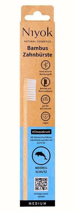 Actual product image Niyok Manual toothbrush sea protection 1 piece (Soft, 1 x)