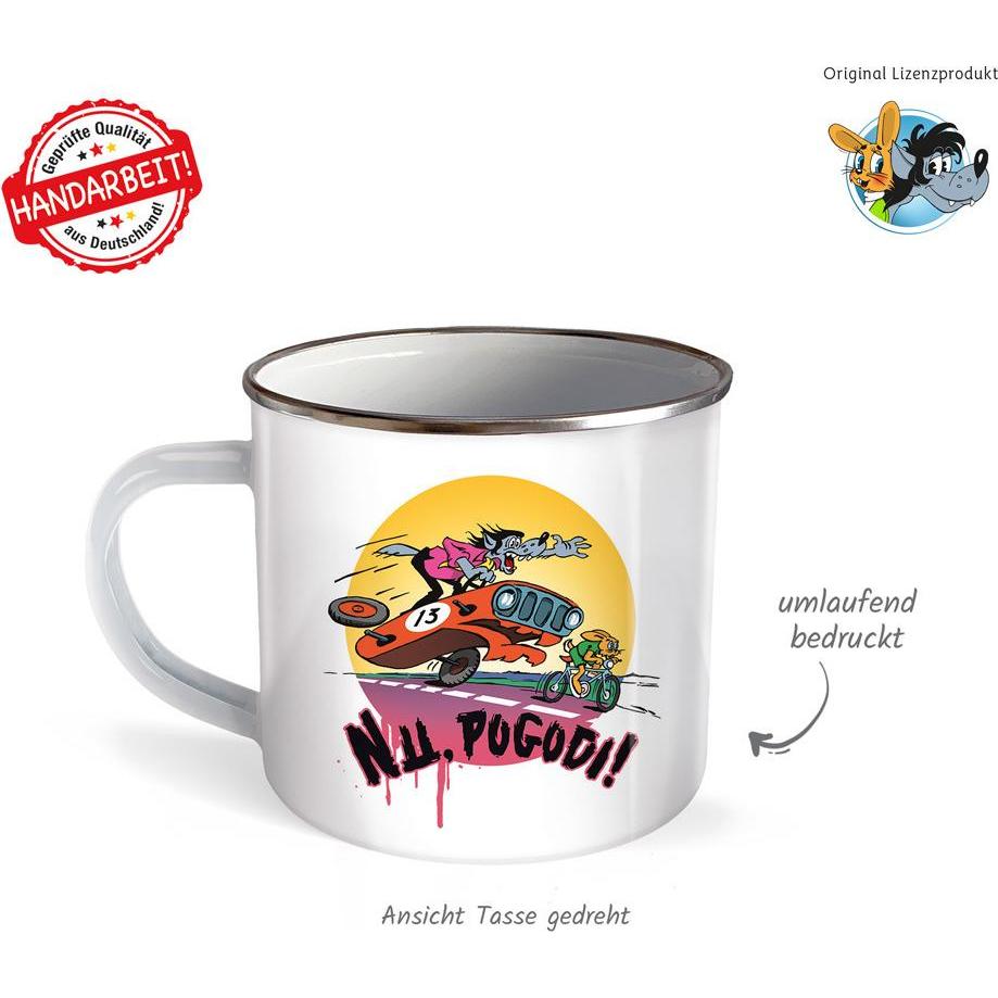 Trötsch, Tasse, Tasse Hase & Wolf Nu pogodi Ema (300 ml)