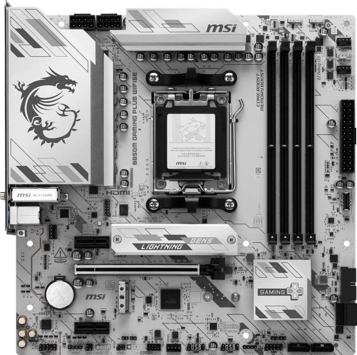 Produktbild MSI B850M Gaming Plus WIFI6E (AM5, AMD B850, mATX)