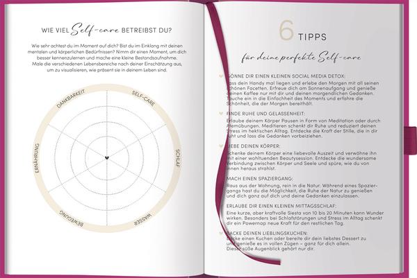 Produktbild Self-care-Tagebuch Fuchsia (A5, Blanko, Harter Einband)