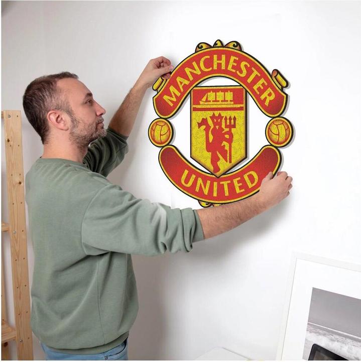 Productafbeelding Iconic FC Manchester United - Logo - Holz Puzzle Grösse M (270 Teile) (270 onderdelen)