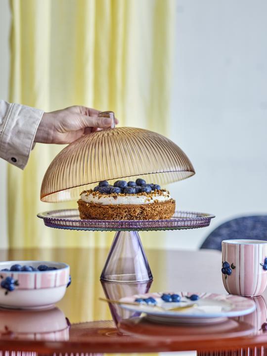 Immagine prodotto Bloomingville - Tayo Cake Tray with Dome - Multi - Glass
