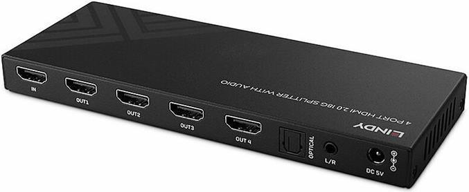 Image du produit Lindy Splitter 4 ports HDMI 8K60 avec audio