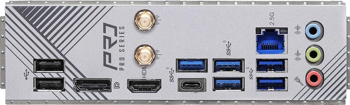 Actual product image AsRock B760 PRO RS/D4 WIFI LGA1700 (LGA 1700, Intel B760, ATX)