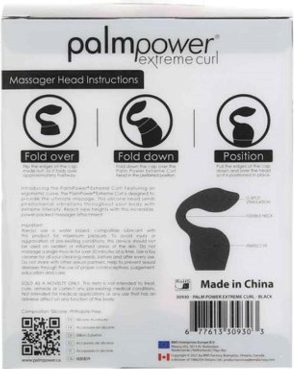 Produktbild Palm Power Extreme Curl Silikonaufsatz Schwarz