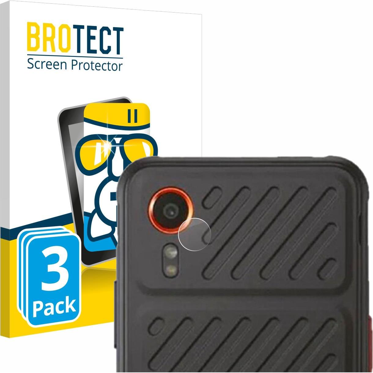 BROTECT AirGlass Panzerglasfolie (3 Stück, Samsung Galaxy Xcover 7), Smartphone Schutzfolie, Transparent