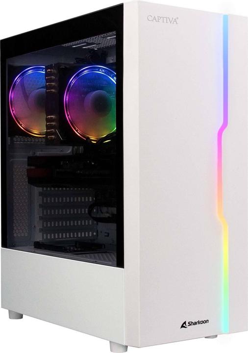 Actual product image Captiva Advanced Gaming R90-556 Ryzen 5 Radeon RX 7600 XT (AMD Ryzen 5 4500, 16 GB, 500 GB, Radeon RX 7600 XT Fighter)