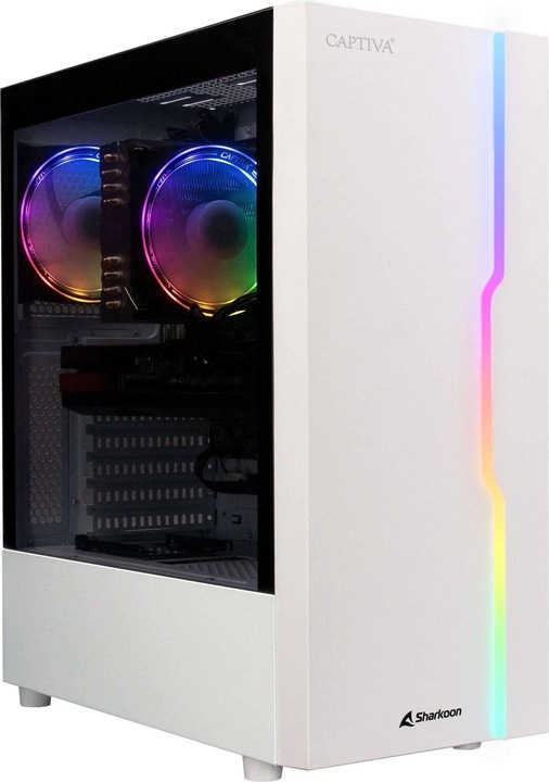 Immagine prodotto Captiva Advanced Gaming R90-556 Ryzen 5 Radeon RX 7600 XT (AMD Ryzen 5 4500, 16 GB, 500 GB, Radeon RX 7600 XT Fighter)