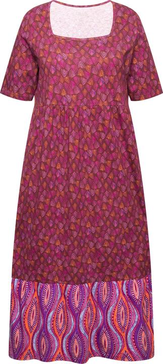 Produktbild Ulla Popken Jerseykleid, Mustermix, Carree-Ausschnitt, Halbarm (42, 44)
