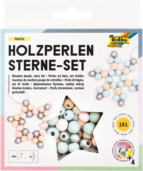 Produktbild Folia Holzperlen Sterne