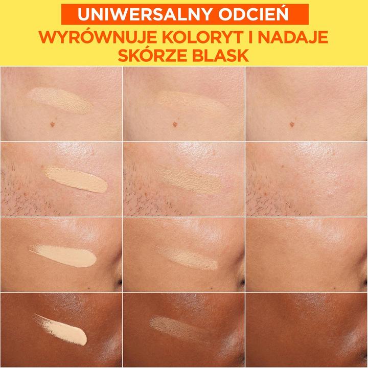 Actual product image Garnier Skin Naturals Vitamin C Brightening Fluid Spf50+ Sheer Glow 40Ml (40 ml)