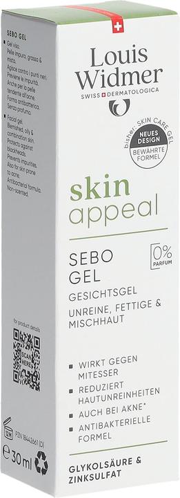 Actual product image Widmer Louis Skin Appeal Sebo Gel 30 ml (30 ml, Face gel)
