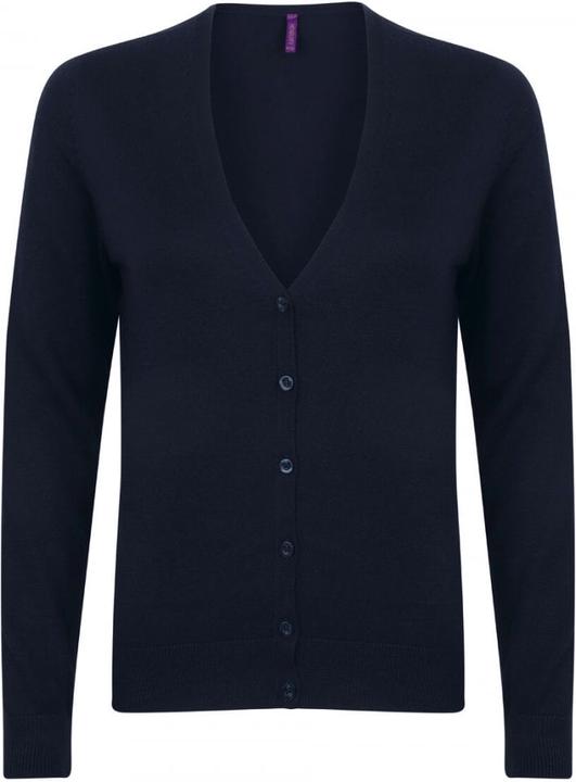 Image du produit Henbury Veste en tricot avec col en V (XL)