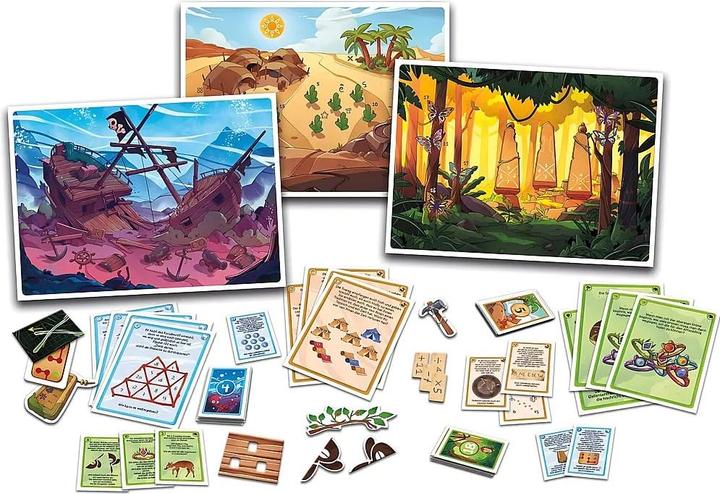 Actual product image Clementoni Clemen Escape Game Trio Set 59353 (German, 1 - 6 Players)