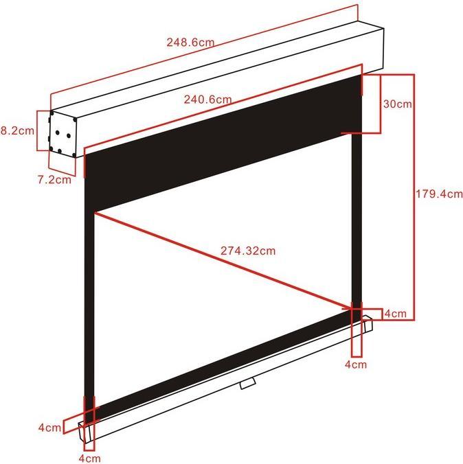 Immagine prodotto Multibrackets Manuale (108", 16:10)