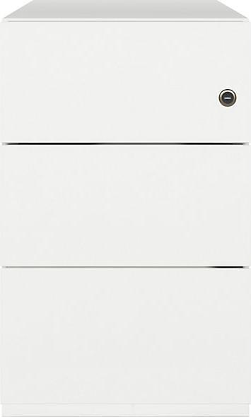 Produktbild Bisley Rollcontainer Note™, mit 3 Universalschubladen (30 x 56.5 x 49.5 cm)