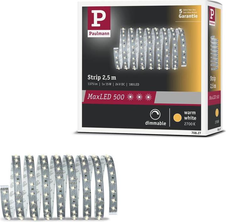 Actual product image Paulmann MaxLED 500 Stripe (Warm white, 250 cm, Indoor)